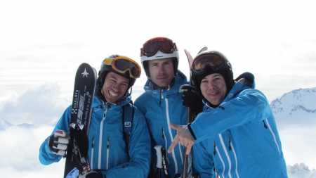 Skiuebungsleiter Christoph Schristian Timo