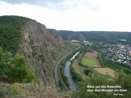 Oberhalb von Münster am Stein